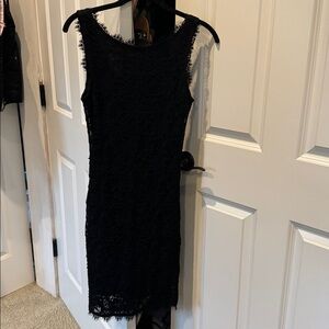Elegant Black Lace Dress